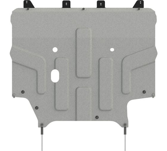 Защита картера двигателя и КПП SHERIFF алюминий 4 мм для TOYOTA Corolla 1.6 АТ FWD-2019 / 2020 / 2021 / 2022-4661 1