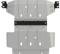 Защита картера SHERIFF для FORD F150 XLT 2018-5.0, универсальная штамповка, AL 4 мм, с крепежом 4374