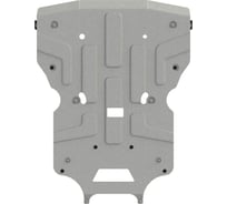 Защита картера и КПП SHERIFF для PORSCHE Macan 2018-2.0 AT 4WD, универсальная штамповка, AL 4 мм, с крепежом 4097