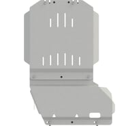 Защита КПП SHERIFF и РК для CADILLAC Escalade 2014-2021 6,2 АТ/ CHEVROLET Tahoe 2014-2021 6,2 AT 4WD, гнутая, AL 5 мм, с крепежом 2836 V1