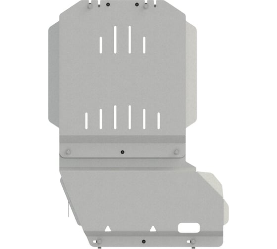 Защита КПП SHERIFF и РК для CADILLAC Escalade 2014-2021 6,2 АТ/ CHEVROLET Tahoe 2014-2021 6,2 AT 4WD, гнутая, AL 5 мм, с крепежом 2836 V1