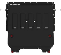 Защита картера и КПП SHERIFF для GEELY Tuge/a 2020-2.0 AT Fu/WD/ 2.0 AT FWD, универсальная штамповка, сталь 2.0 мм, с крепежом 4999