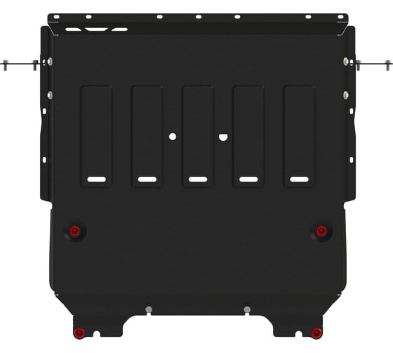 Защита картера и КПП SHERIFF для GEELY Tuge/a 2020-2.0 AT Fu/WD/ 2.0 AT FWD, универсальная штамповка, сталь 2.0 мм, с крепежом 4999 1
