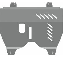 Защита картера и КПП SHERIFF для NISSAN Murano 2016-3.5 CVT/ NISSAN Pathfinder 2014-2021 3.5 CVT/ NISSAN Teana 2014-2020 3.5 АТ, гнутая, AL 5 мм креп 2625 V1