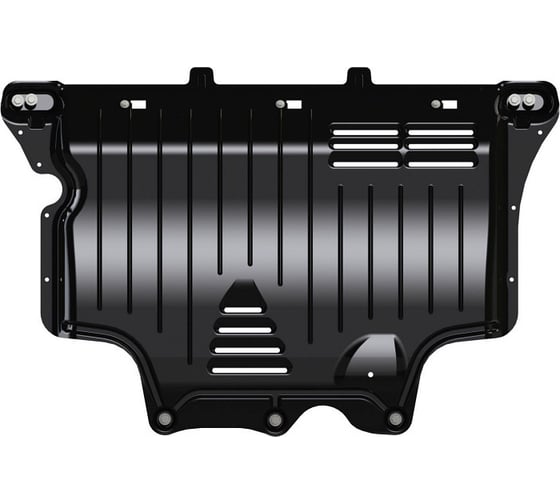 Защита картера двигателя и КПП SHERIFF сталь 1.8 мм для SKODA Kodiaq-2017 / 2018 / 2019 / 2020 / 2021 / 2022-/ VOLKSWAGEN Taos-2021 / 2022-/ VOLKSWAGEN Tiguan-3492 V1 1