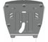 Защита картера и КПП SHERIFF для NISSAN Qashqai 2015- 2/ NISSAN X-Trail 2015-2.0 АТ, универсальнай штамповка, AL 4 мм, с крепежом 2827 V1 1