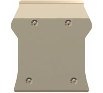 Защита картера SHERIFF для BMW X3 ( F25) 2010-2013 2.0TD/ 3.0 АТ/ BMW X4 (F26) 2014-2018 3.5 АТ, универсальная штамповка, AL 4 мм, с крепежом 2162 V2