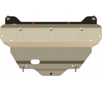 Защита картера SHERIFF для INFINITI QX 70 (FX 30/35/37/50) 2008-2017 3.0 TD/ 3.5/ 3.7/ 5.0, гнутая, AL 5 мм, с крепежом 1511 V1