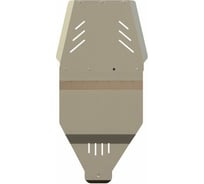 Защита КПП SHERIFF и РК для NISSAN Navara 0759 2005-2015 2.5, гнутая, AL 5 мм, с крепежом 0924 V1