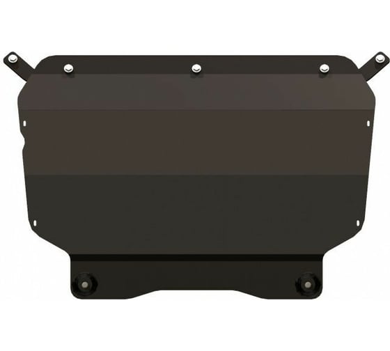 Защита картера и КПП SHERIFF для VOLKSWAGEN Tiguan 2009-1.4/ 2.0/ 2.0TDI, универсальная штамповка, сталь 2.0 мм, с крепежом 1503 V1 1