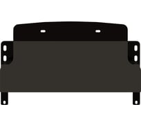 Защита рулевых тяг SHERIFF для TOYOTA Land Cruiser 100/105-для 0530 1998-2007 4.2D/4.5/4.7, гнутая, сталь 2.5 мм, с крепежом 0580