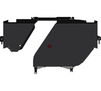 Защита топливного бака SHERIFF для GEELY Emgrand 7 2018-1.5 MT FWD/1.8 MT FWD/1.8 СVT FWD, гнутая, сталь 1.8 мм, с крепежом 4286