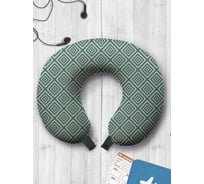 Туристическая дорожная подушка для путешествий в самолете/машине AMBESONNE древние спирали trp_28720