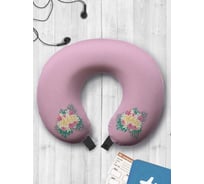 Туристическая дорожная подушка для путешествий в самолете/машине AMBESONNE алоха trp_77434