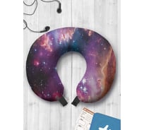 Туристическая дорожная подушка для путешествий в самолете/машине AMBESONNE звездный космос trp_10048