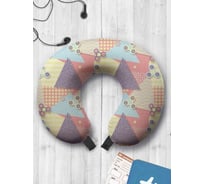 Туристическая дорожная подушка для путешествий в самолете/машине AMBESONNE ткацкий рисунок trp_207093