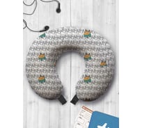 Туристическая дорожная подушка для путешествий в самолете/машине AMBESONNE выделяйся из толпы trp_17935