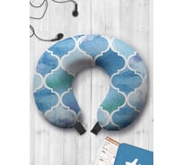 Туристическая дорожная подушка для путешествий в самолете/машине AMBESONNE небо за орнаментом trp_17015