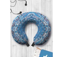 Туристическая дорожная подушка для путешествий в самолете/машине AMBESONNE завораживающая абстракция trp_274840