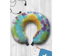 Туристическая дорожная подушка для путешествий в самолете/машине AMBESONNE красочный праздник холи trp_274827