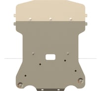 Защита картера SHERIFF для BMW 3 Series 2005-2011 2.5 АТ, гнутая, AL 5 мм, с крепежом 2344