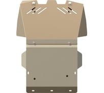 Защита рул. и карт. SHERIFF для TOYOTA Land Cruiser 90 3х-5ти дверн. 1996-2001 3.0 TD/ 3.0 D-4D/ 3,4i АТ, гнутая, AL 5 мм, с крепежом 1311