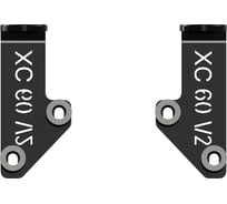 Защита радиатора SHERIFF для VOLVO XC 60 2009-2017 2.4, гнутая, сталь 4 мм, с крепежом 3225