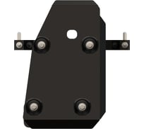 Защита редуктора SHERIFF для OPEL Mokka 2012-2019 1.8 (140л.с.) АТ 4wd, гнутая, сталь 2.5 мм, с крепежом 2356