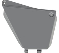 Защита редуктора SHERIFF для AUDI Q 5 2017-2L S-tronic AWD, гнутая, AL 4 мм, с крепежом 3471