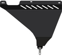 Защита адсорбера SHERIFF для CITROEN C4 Sedan 2013-1.6 АТ/ PEUGEOT 408 2013-1.6 АТ, гнутая, сталь 2.0 мм, с крепежом 2733