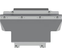 Защита радиатора SHERIFF для NISSAN Navara 2015-2.3 TD (190 h.p. 140 kw), гнутая, AL 5 мм, с крепежом 3162