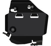 Защита редуктора SHERIFF для AUDI A 6 Police edition 2014-2018 3.0 TDI 4WD, гнутая, сталь 2.5 мм, с крепежом 3456