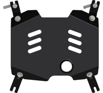 Защита заслонки выхлопной системы SHERIFF для SKODA Kodiaq 2017-1.4TSI: 2.0 TSI: 2.0TDI, гнутая, сталь 2.5 мм, с крепежом 3434