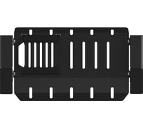 Защита переднего моста SHERIFF для SUZUKI Jimny 2019-1.5 AT, MT 4wd, гнутая, сталь 2.0 мм, с крепежом 4032