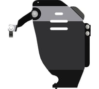 Защита редуктора SHERIFF для HYUNDAI Santa Fe 2018-2021 2.2 CRDi/ 2.4GDI MT, AT, гнутая, сталь 3 мм, с крепежом 4017