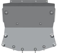 Защита радиатора SHERIFF алюминий 5 мм, для BMW 5 Series 2017/2018/2019/2020/2021/2022 3359