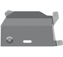 Защита адсорбера SHERIFF для GEELY Atlas 2018-1.8T AT 4WD, FWD/ 2.4 АТ FWD, 4WD/ 2.0 MT FWD, гнутая, AL 4 мм, с крепежом 3773