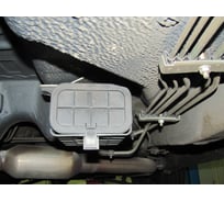 Защита адсорбера SHERIFF для CHERY Tiggo 3 2018-2020 1.6 MT FWD, гнутая, сталь 2.0 мм, с крепежом 3798