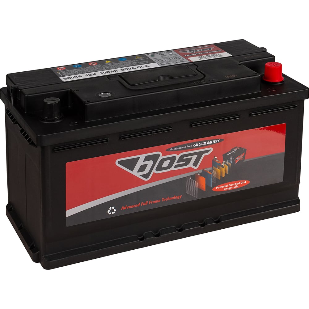 Аккумулятор BOST 60038 100R 850A, 353x175x190 451066 - выгодная цена ...