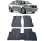 Ковры в салон автомобиля Eva Smart для geely emgrand ec7 2009 - 2016, эва сота, бежевые c синей окантовкой 1222-A1B2-S 1