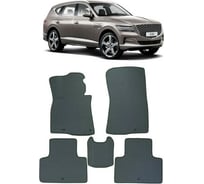 Ковры в салон автомобиля Eva Smart для genesis (gv80) i 5мест 2020 -, эва сота, серые c черной окантовкой 3533-B1B5-S