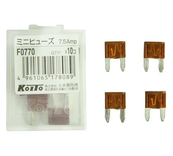 Предохранители KOITO 10 шт. F0770 6780