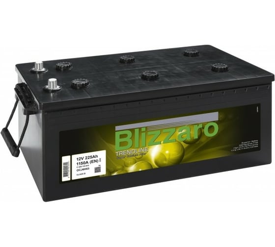 Аккумулятор BLIZZARO TRENDLINE 225 euro 1150A, 517x273x240 462101
