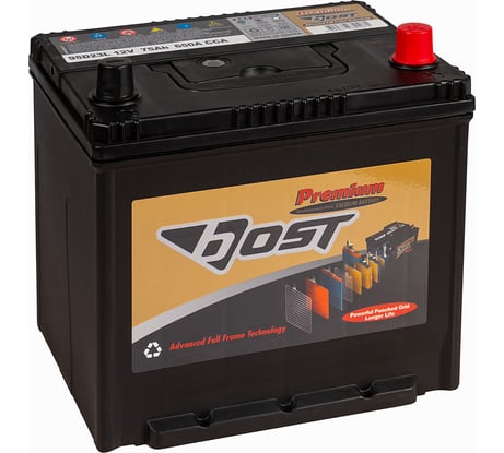 Аккумулятор BOST PREMIUM 95D23L 75R 650A, 231x172x220 451149