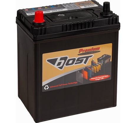 Аккумулятор BOST PREMIUM 50B19R 44L 390A, 187x127x220 461179