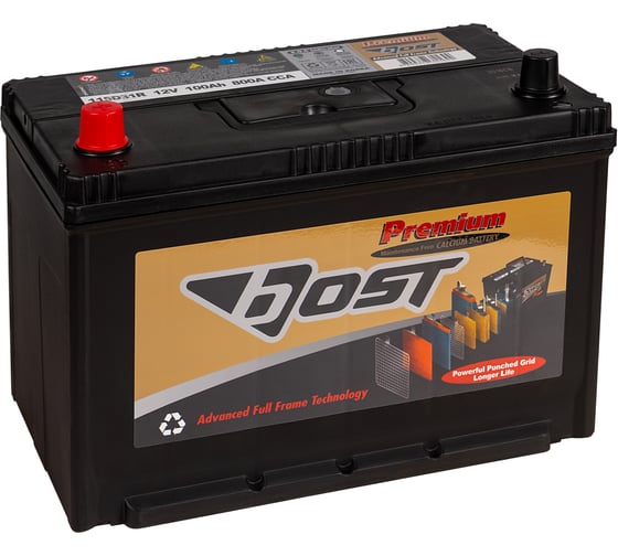 Аккумулятор BOST PREMIUM 115D31R 100L 800A, 306x172x220 451069