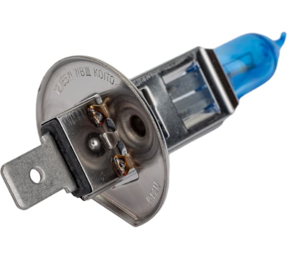 Высокотемпературная лампа KOITO Whitebeam H1, 12 В, 55 Вт, 100 Вт, 4200 K, уп. 1 шт. 0751W 117797