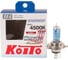Высокотемпературная лампа KOITO Whitebeam Premium H4, 12 В, 60/55 Вт, 135/125 Вт, 4500 K, комплект 2 шт. P0744W 121021 2
