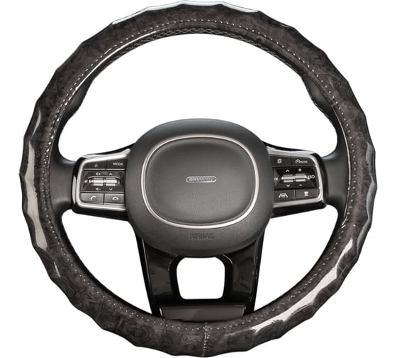 Оплетка SKYWAY Style-1 M черная, ПВХ S01110001