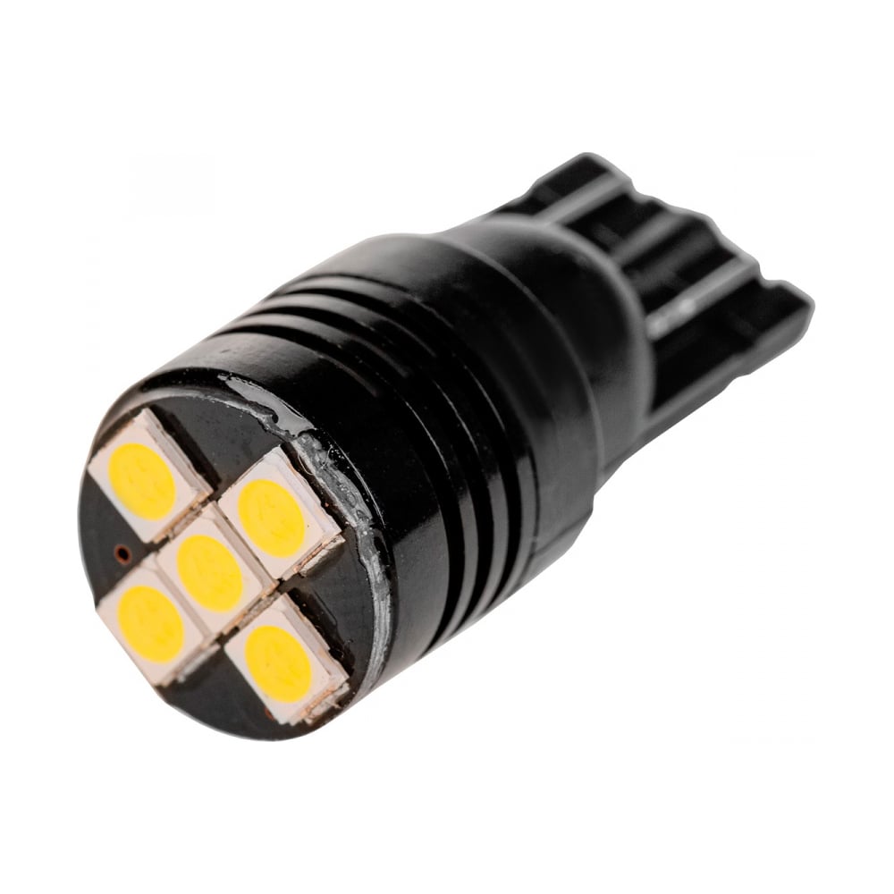 Автолампа SKYWAY диод T10 (W5W) 12V, 5 SMD диодов, 1-конт с обманкой ...
